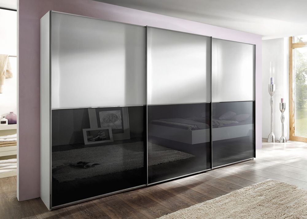 sliding wardrobes nolte attraction plain and glass doors top and bottom sliding wardrobe LBBHPEX