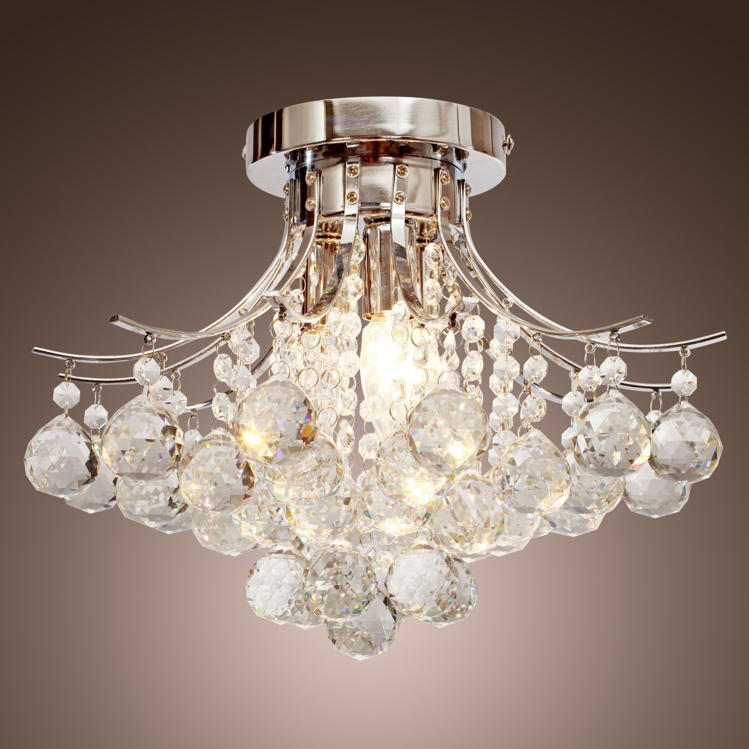 small chandeliers saint mossi chandelier modern k9 crystal raindrop chandelier lighting flush  mount led XVBGLUW