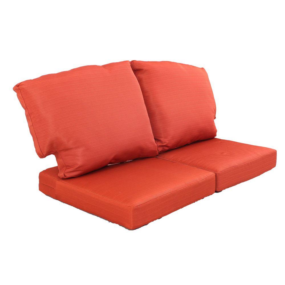 sofa cushions charlottetown quarry red replacement outdoor loveseat cushion IXCCOHE