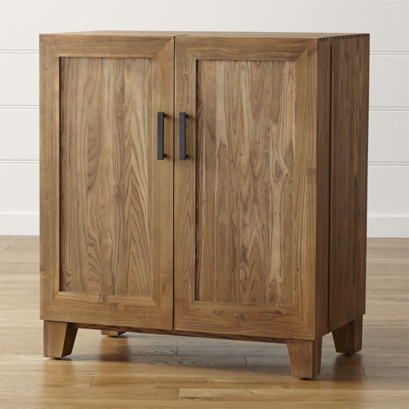 solid wood furniture marin natural bar cabinet PVTDIVM