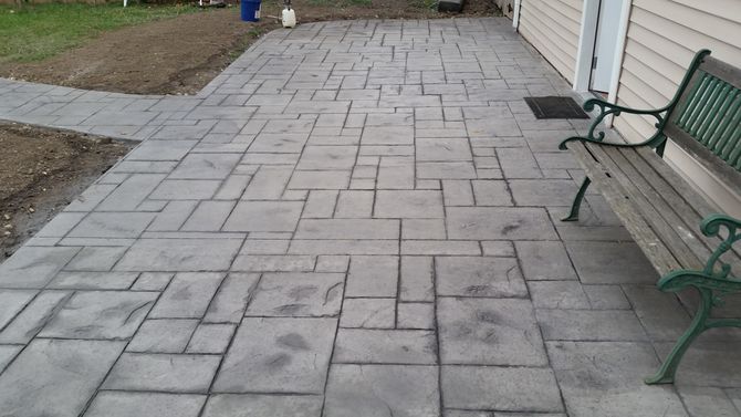 stamped concrete uploaded 2 years ago PLRQWZI
