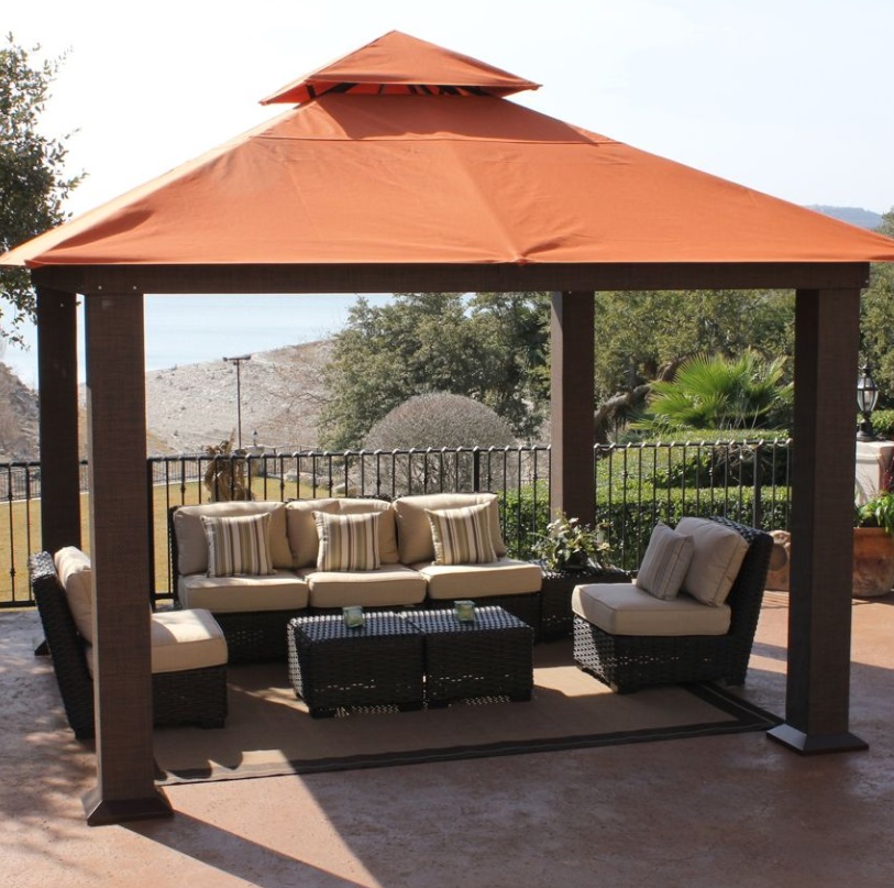 Patio Gazebo Brings Peace and Romance in Your Home