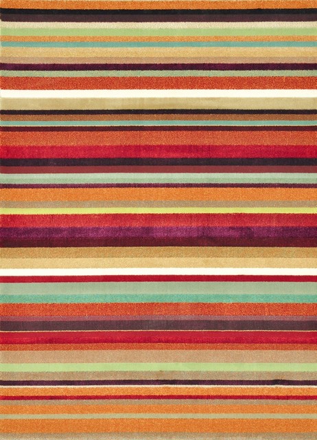 striped rugs solid/striped riviera area rug, rectangle, multi stripe, 5u00272 NGCPULC
