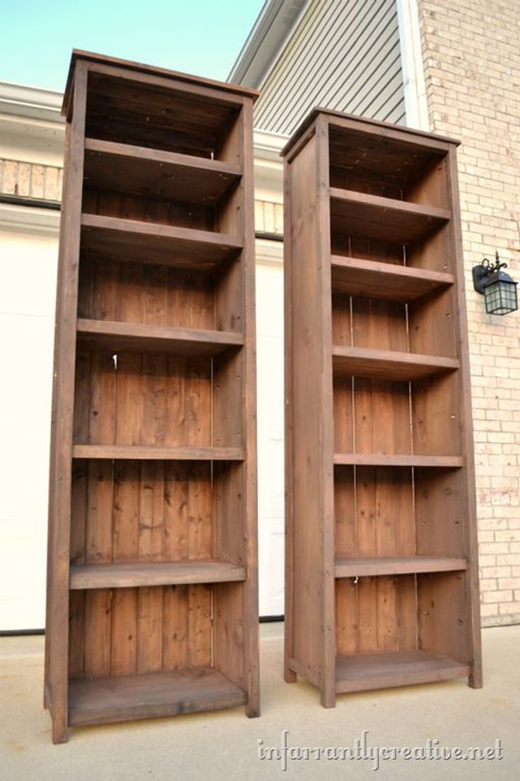 tall bookshelves diy your own bookcase with these free plans PUXYBVA