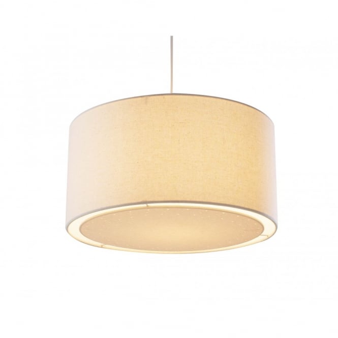the lighting book edward easy fit cream ceiling light shade ORUMMZW