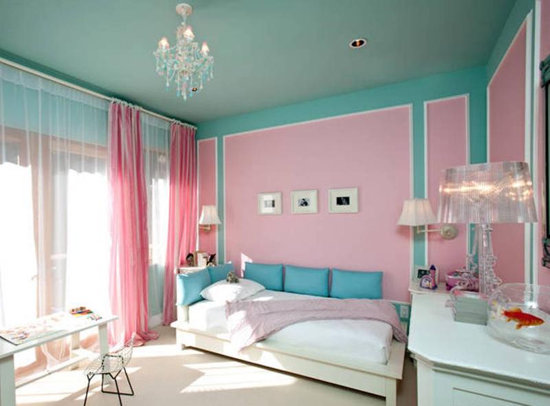 tifany blue and pink bedroom NAXUYTS