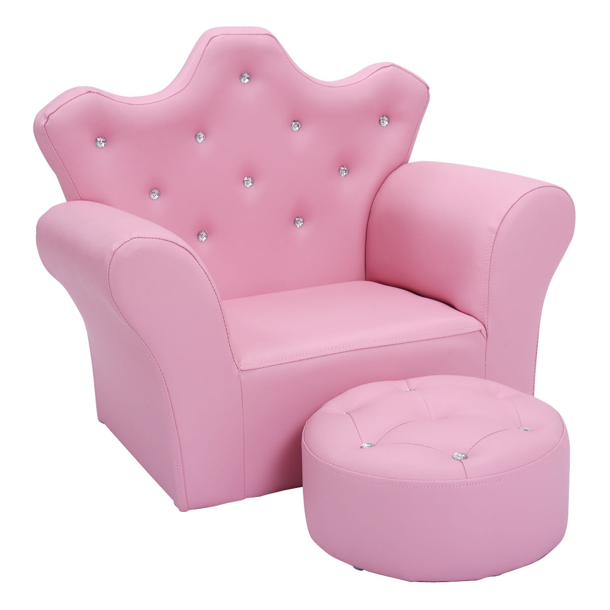 toddler sofa costway pink kids sofa armrest chair couch children toddler birthday gift  w/ IMKEUQM
