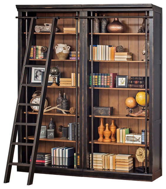 toulouse metal ladder traditional-bookcases CLIMWYV