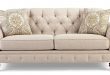 traditional button-tufted sofa with wide flared arms TLPCYCF