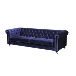 velvet sofa noelia chesterfield sofa FAKLNAR