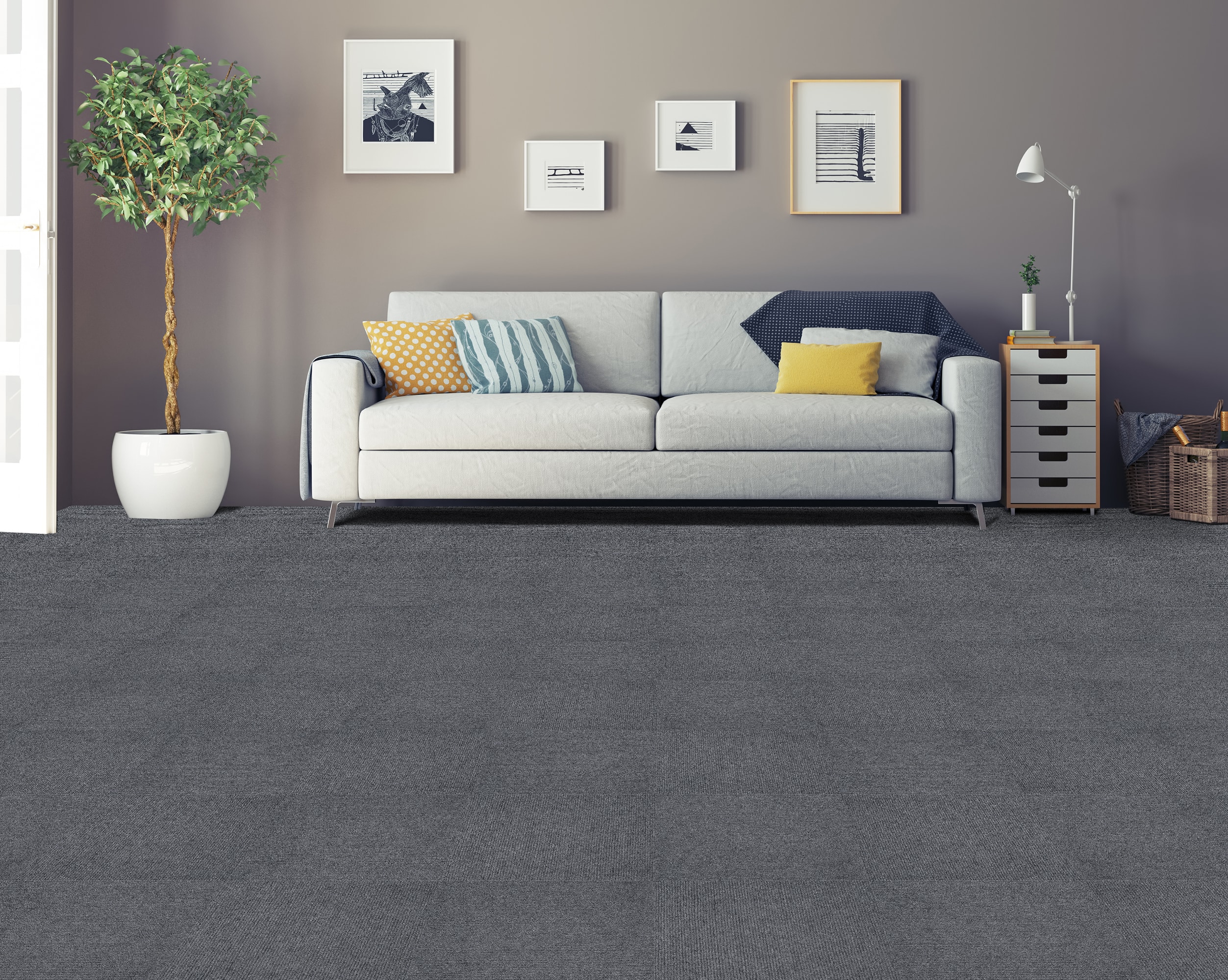vesdura nexus carpet tiles nexus 12x12 carpet tiles - smoke / 12 x QGPXPKR