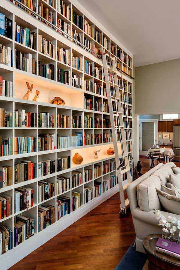 wall bookshelves 24 dreamy wall library design ideas for all bookworms XIPKUTM