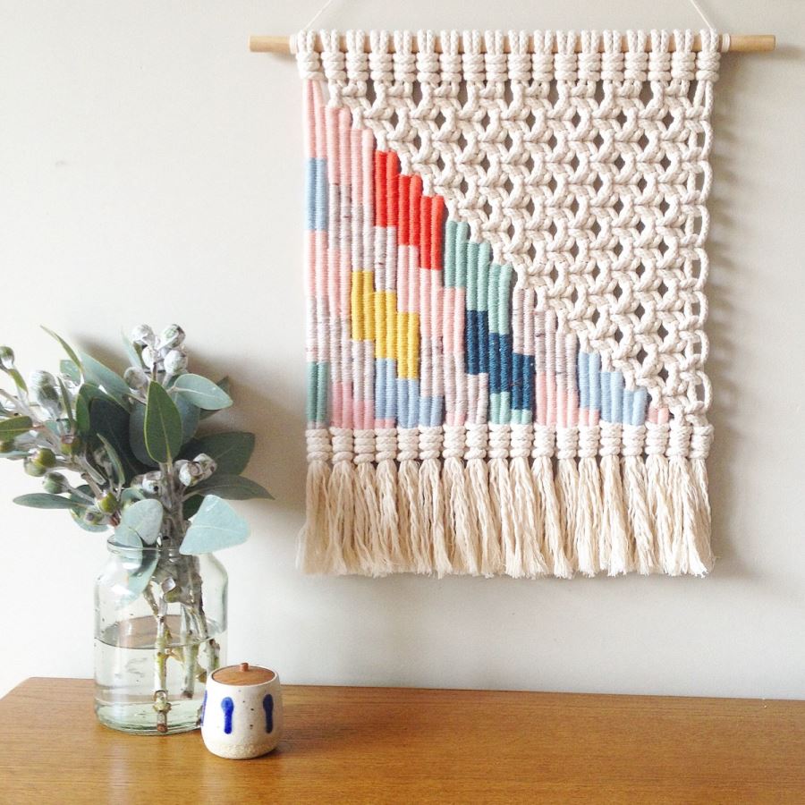 wall hangings view in gallery woven wall hanging from etsy shop kate and feather BJOIGXC