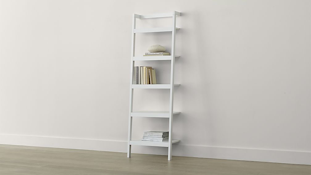 white bookshelves sawyer white leaning 24.5 KPFPNTY
