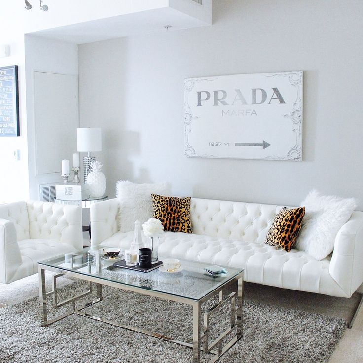 Your Trendy White Living Room