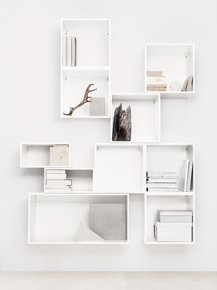 white shelf easy interior update: box storage. white shelvesikea ... SAHTXAE