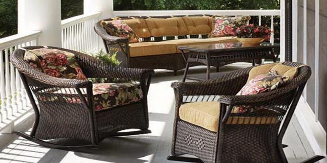 Enjoy living outdoors with comfort from porch furniture ...