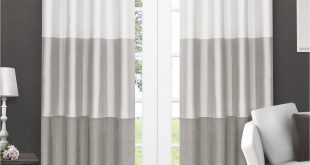 window drapes exclusive home chateau striped faux silk grommet top window curtain panels  - VNQTXAP