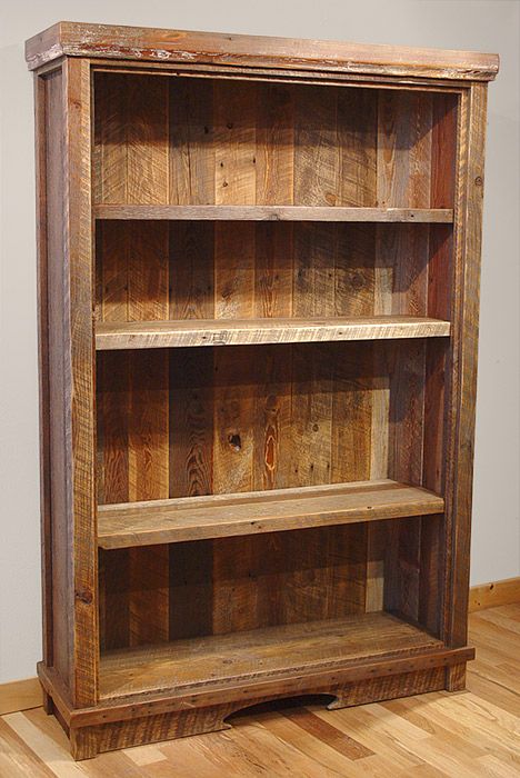 wood bookcases 7 diy old rustic wood furniture projects LULJSXW