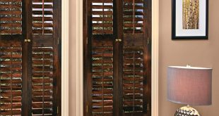 wood shutters homebasics plantation walnut real wood interior shutters (price varies by  size) ZKRNJVV
