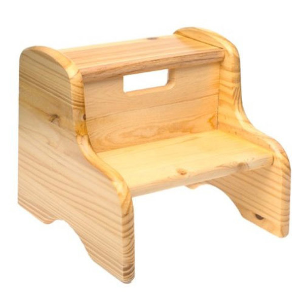 wooden step stool wood step stool - solid pine MWFJOHT