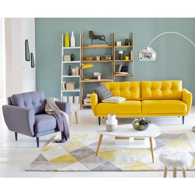 yellow sofa lampe à poser métal vintage, rosella UYKGVRO