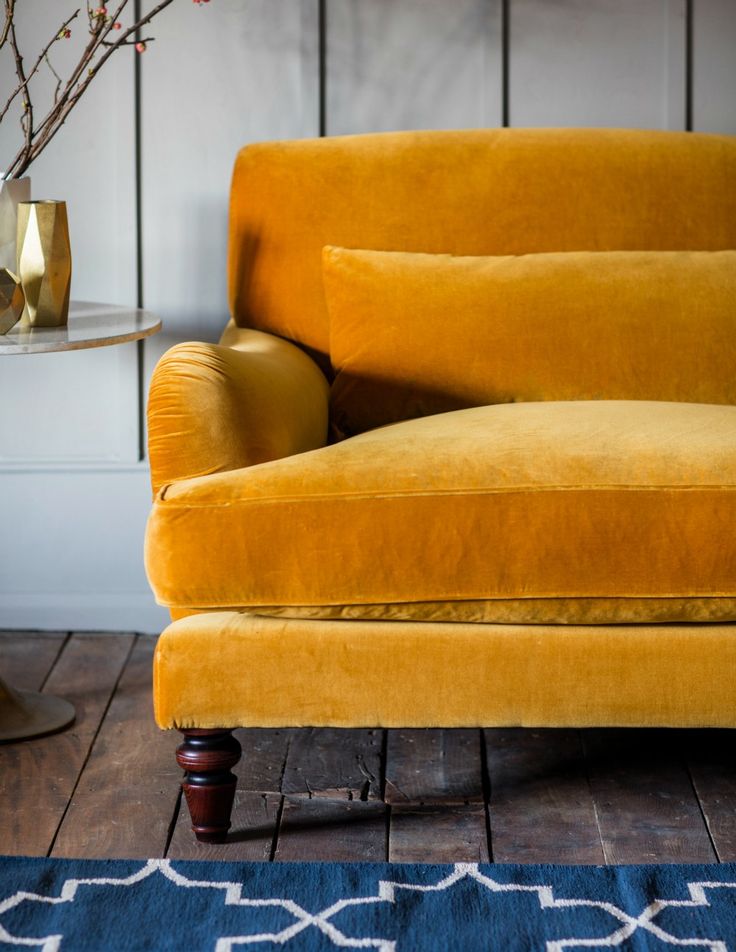 yellow sofa mabel sofa - available in 17 colours and 2 sizes AUIVJEB
