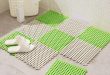 2018 new sale pvc bathroom carpet splice non-slip kitchen rugs solid  bathroom QKWVHKU