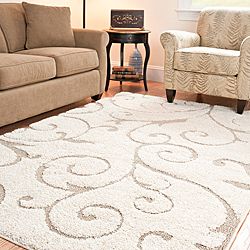8×10 area rugs @overstock.com - ultimate cream/ beige shag rug (4u0027 x 6u0027) - bring character IDQCTSV