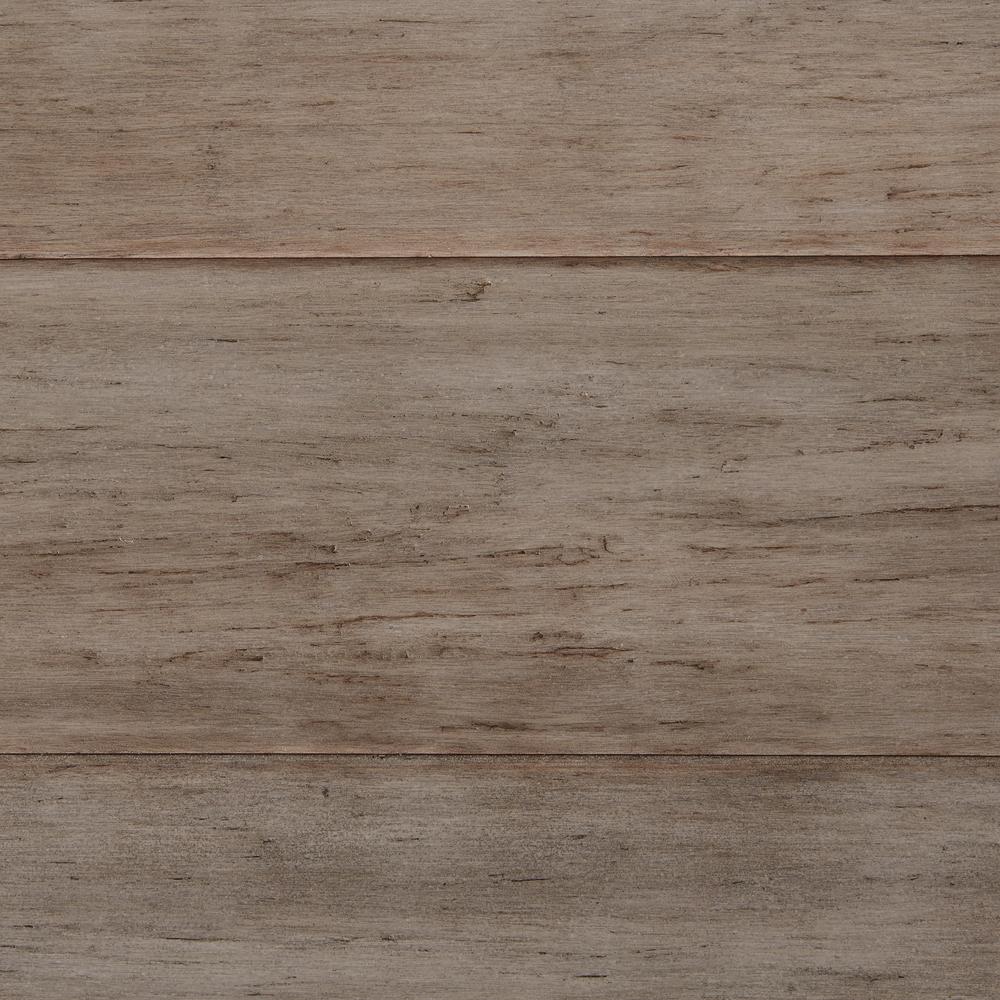 bamboo flooring home decorators collection hand scraped strand woven earl grey 1/2 in. t x ZDSJXQD
