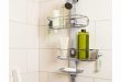 bathroom caddies simplehuman adjustable stainless steel shower caddy organizer IIMXPXU