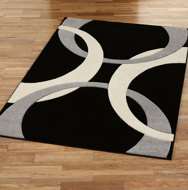 black and white rugs black and white area rugs grey JEENIKA