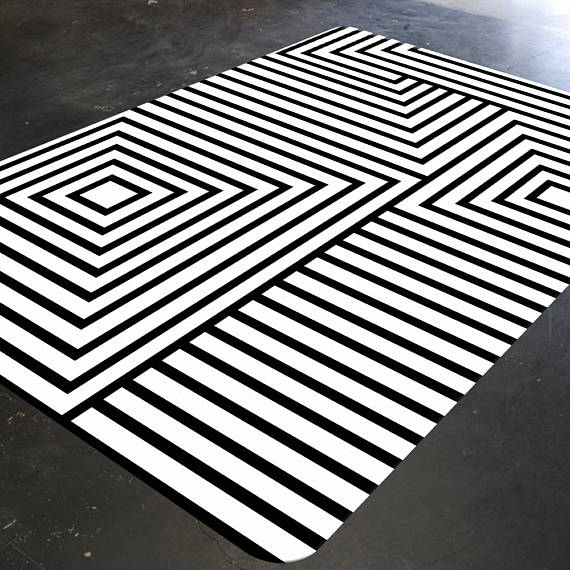 black and white rugs black and white rug geometric rug mid century modern rug BBPFJKZ
