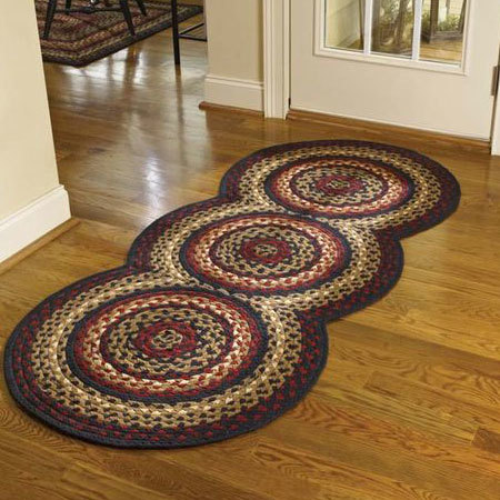 braided rug designs folk art braided rug runner ALCHUHD