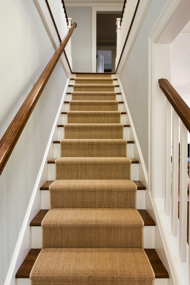 carpet for stairs carpet runner on stairs in concord california home WCOKYLP