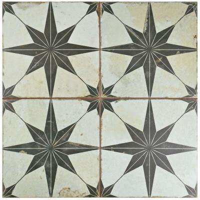 ceramic tile kings star nero 17-5/8 in. x 17-5/8 XPLFKAV
