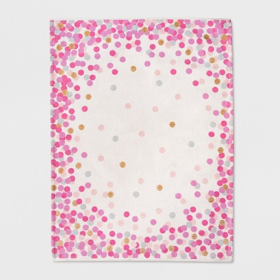 confetti pink rug (4u0027x5u00276 UIIFEOF