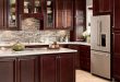 cupboards for kitchens shop shenandoah bluemont 13-in x 14.5-in bordeaux cherry square cabinet  sample at UJBHAYD