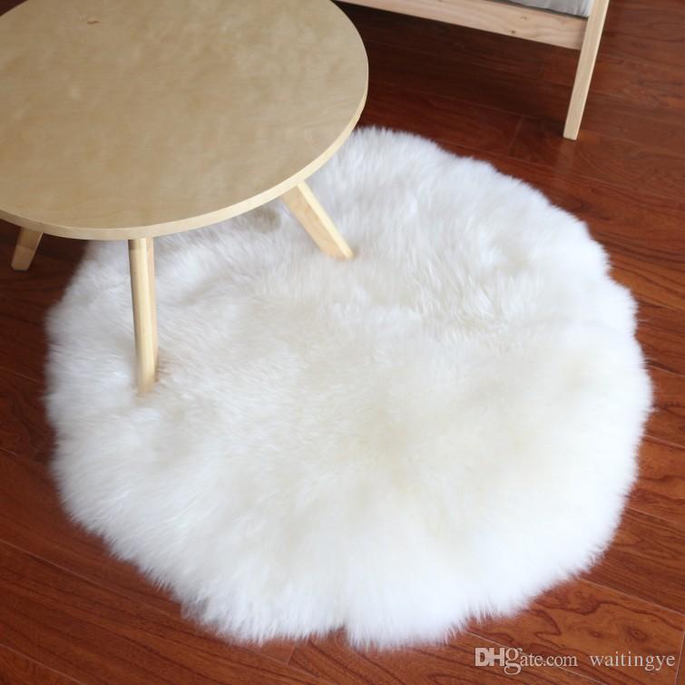 Fur rug real sheep fur rug for home deco, sheepskin fur throw for furniture SKZGAAP