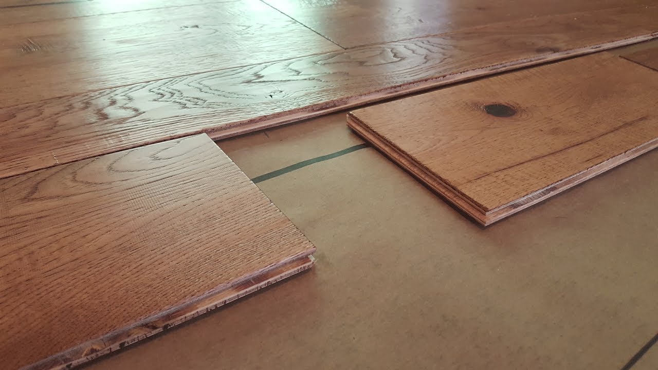 how to install engineered hardwood flooring SEJFTTB