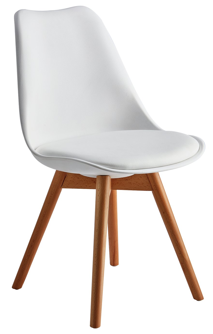 Kitchen Chairs hygena new charlie dining chair - white GVFPPCR