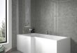 L shaped bath 1675 left hand l-shaped shower bath with 6mm shower screen and front panel CNAOCIY