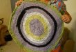 learn the formula to make a circle crochet rag rug part 2 EPQXQSO