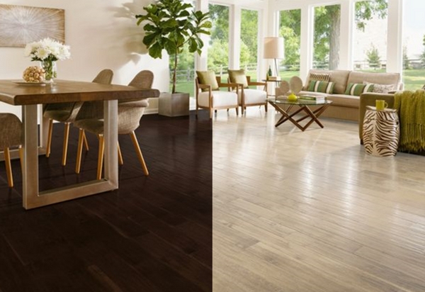 light hardwood floors dark vs light hardwood flooring pros and cons QXXJXDF