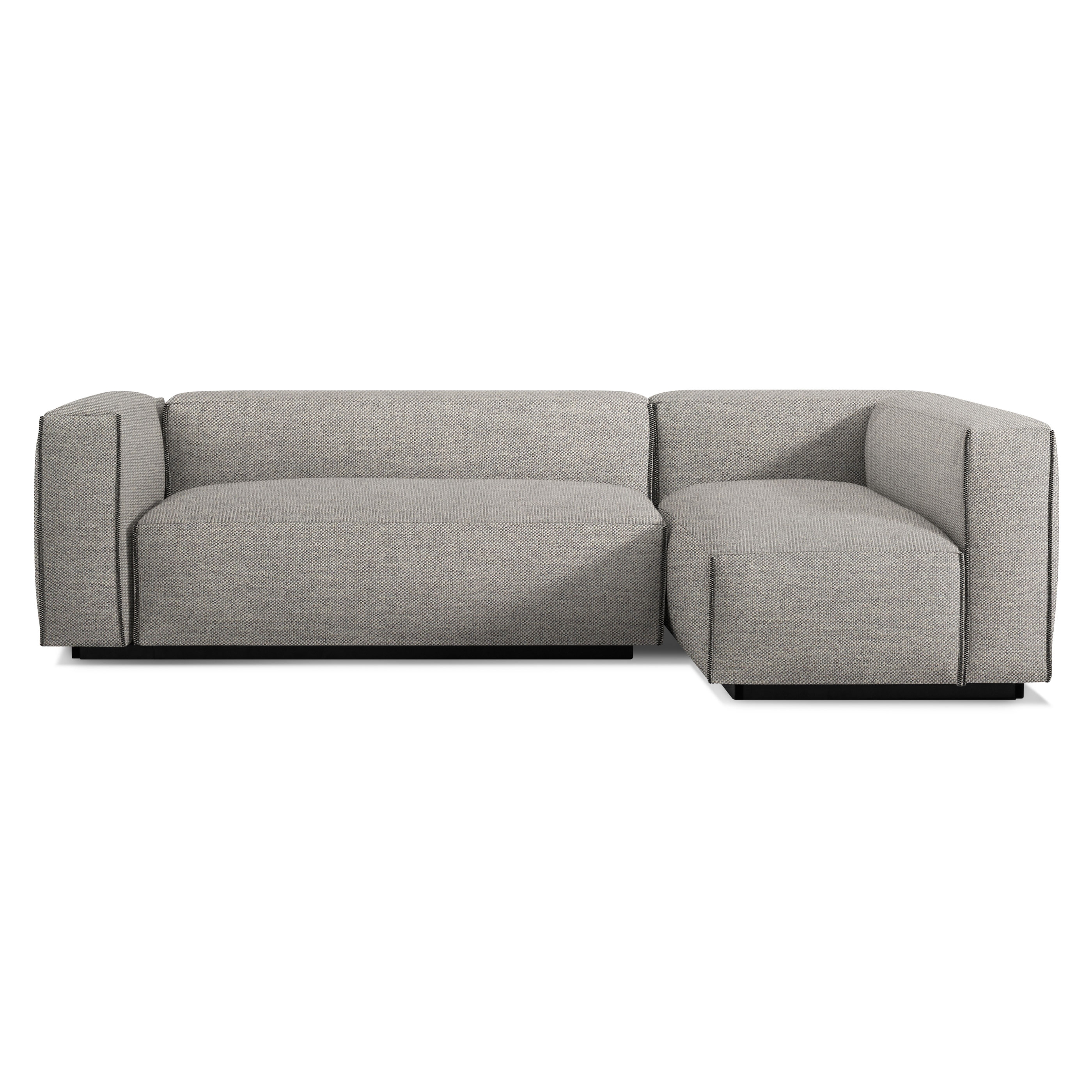 Modern Sectional Sofas previous image cleon small sectional sofa - tait charcoal ... UKXFRAQ