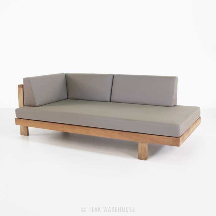Outdoor Daybed cabo teak daybed (right)-0 MIPTTXP