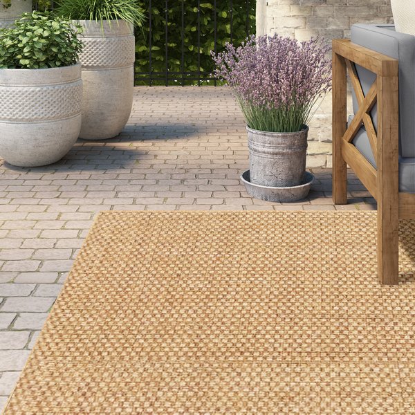 Outdoor rug lark manor orris sand indoor/outdoor area rug u0026 reviews | wayfair BMZWHUI