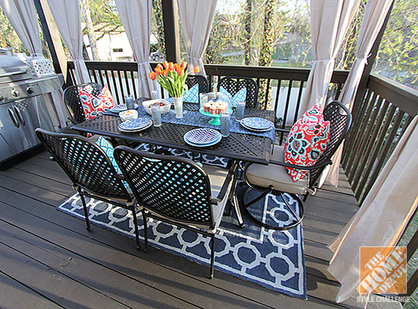 outdoor rug under patio table best deck decorating ideas: hampton bay fall river outdoor dining set and TBXCMOA