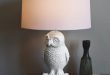 Owl Lamp owl table lamp - white/white UBBSTEA