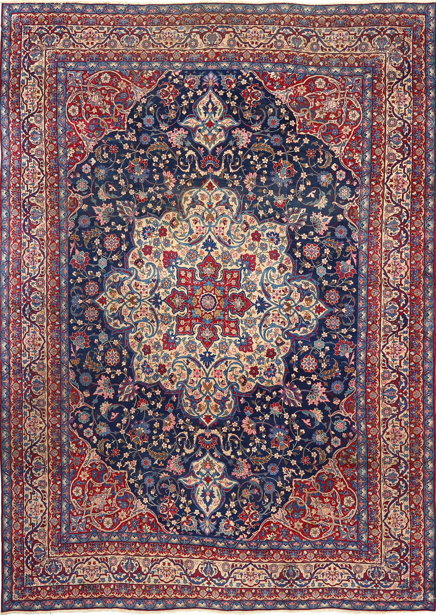 persian rugs antique blue bakground isfahan persian rug 51066 nazmiyal MZRUHQV
